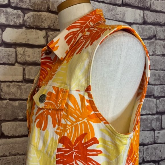 IOS Sleeveless Button Down jacket Size S - Picture 5 of 9